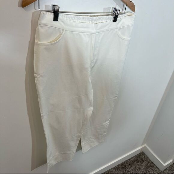 NWOT Isaac Mizrahi Regular 24/7 Stretch Crop Pants | Size 12 - Picture 3 of 9